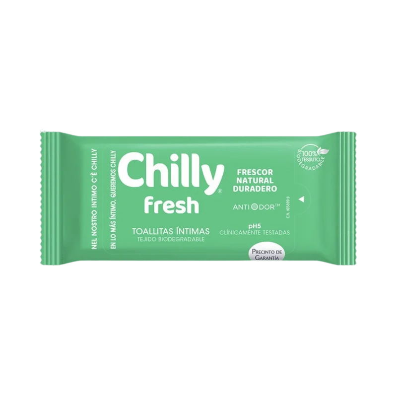 Toallitas Íntimas Chilly Frescas 12u