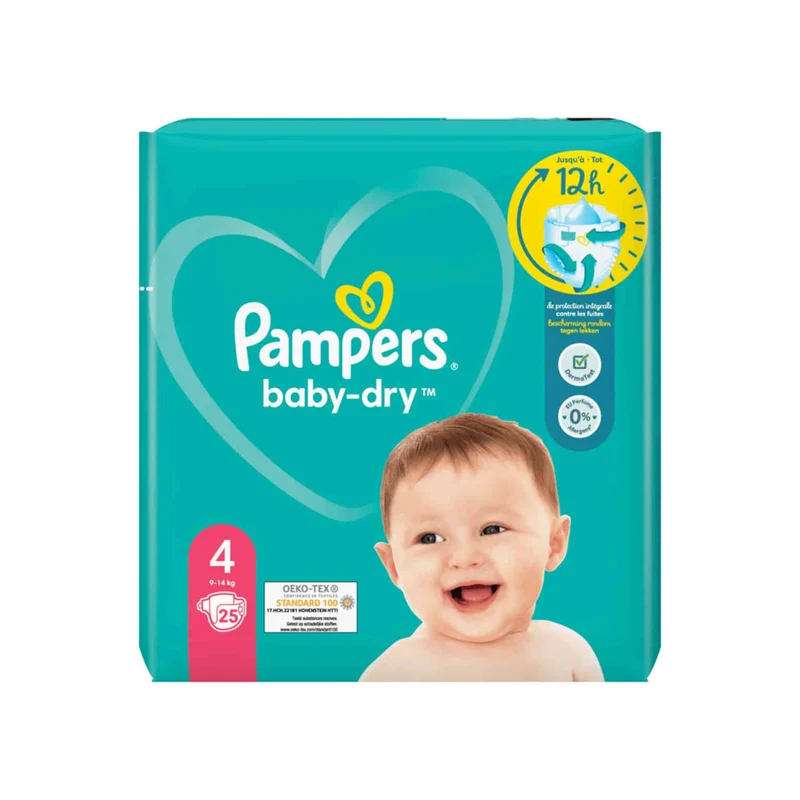 Pañal Pampers Baby-Dry 4
