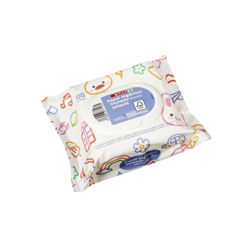 Papel Higiénico Húmedo Infantil SPAR