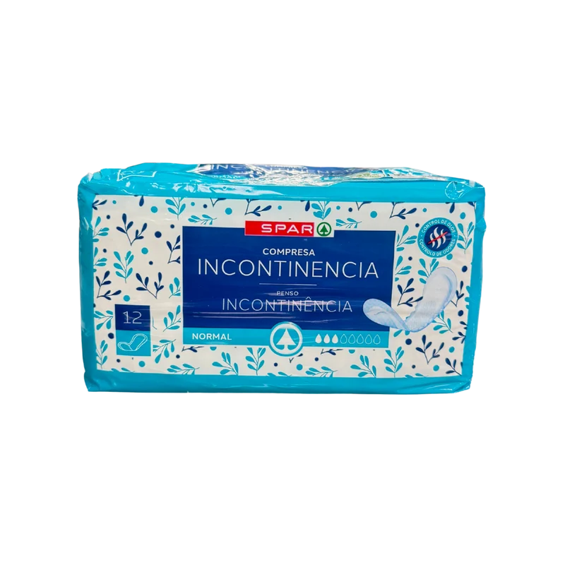 Compresa Incontinencia Normal SPAR 12u