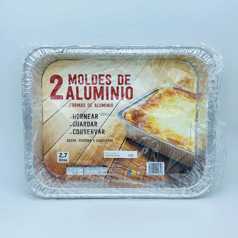 Moldes de Aluminio SPAR 2,7L 2u