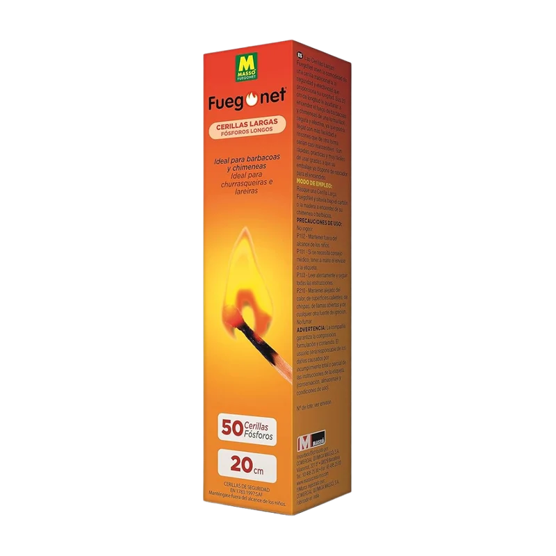 Fuegonet Cerillas Largas 50u