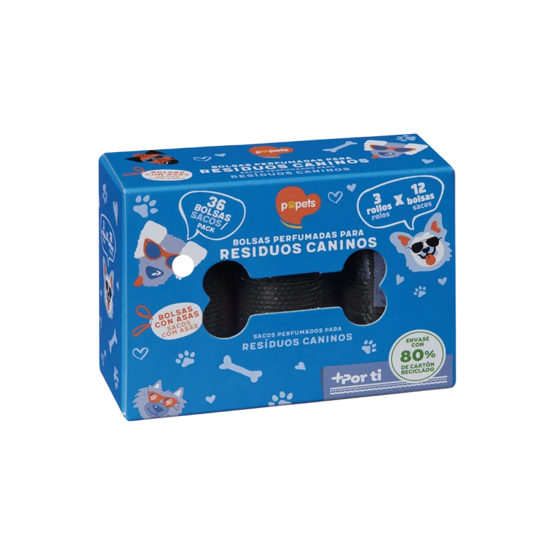 Bolsas Residuos Caninos con Asas Popets