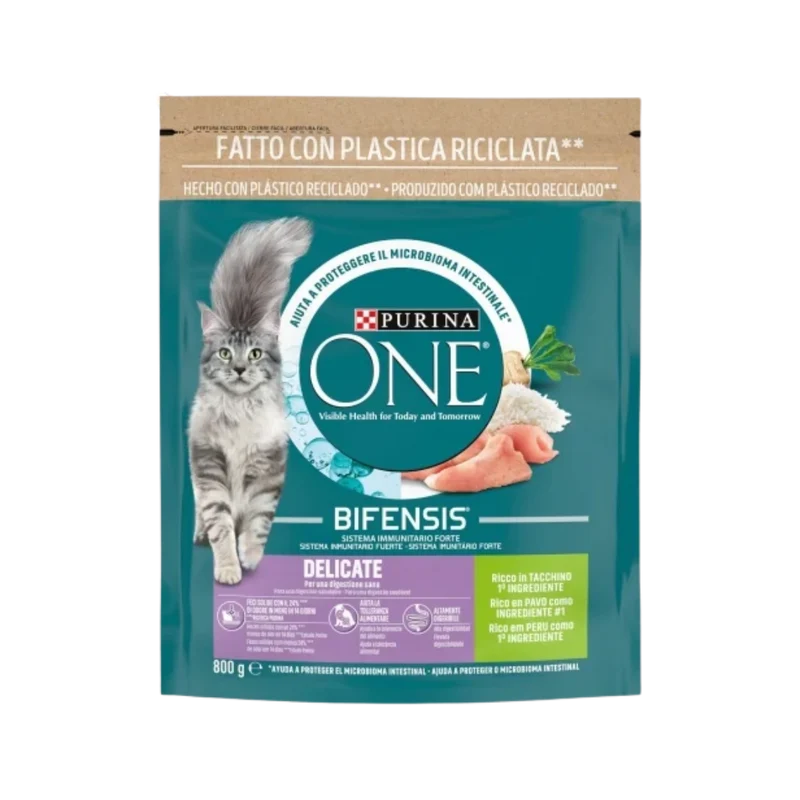 Purina One Gatos Digestión Sensible Rico en Pavo 1,5kg