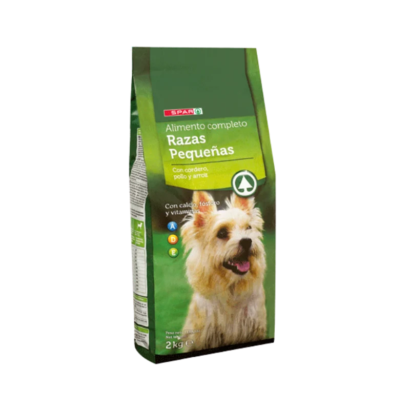Alimento Completo Razas Pequeñas con Cordero y Arroz para Perros SPAR
