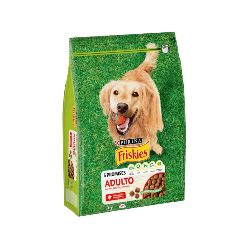 Friskies Adulto con Aves y Verduras para Perros 3kg