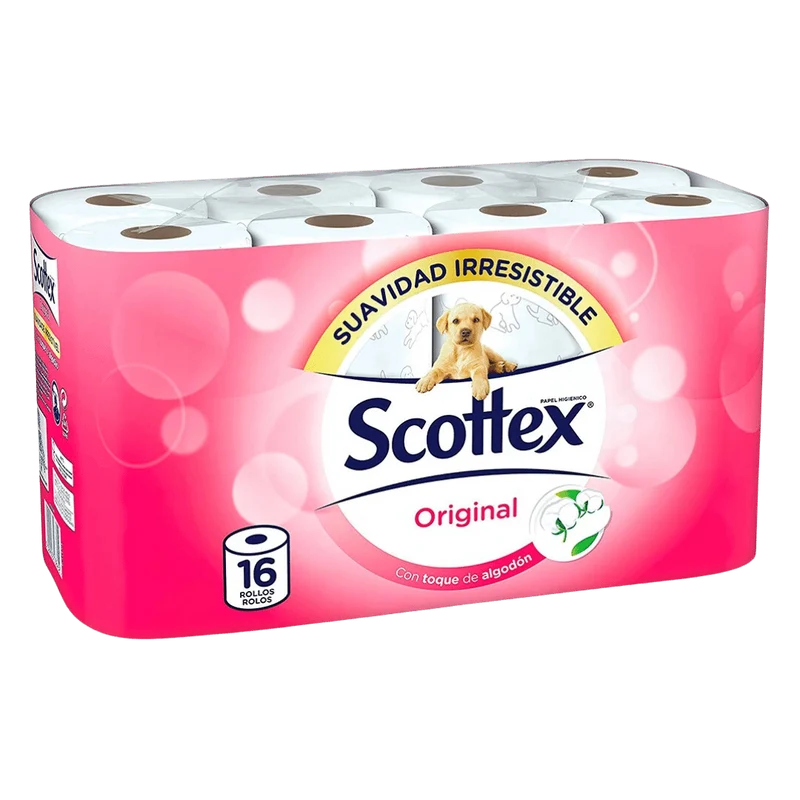 Papel Higiénico Scottex Original 16 Rollos