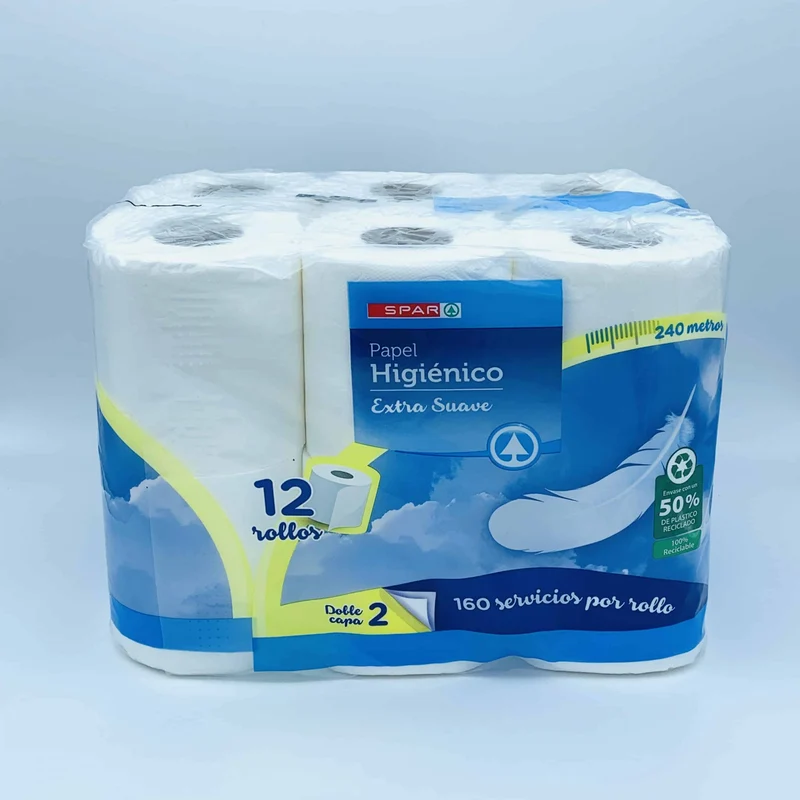 Papel Higiénico Extra Suave SPAR 12 Rollos
