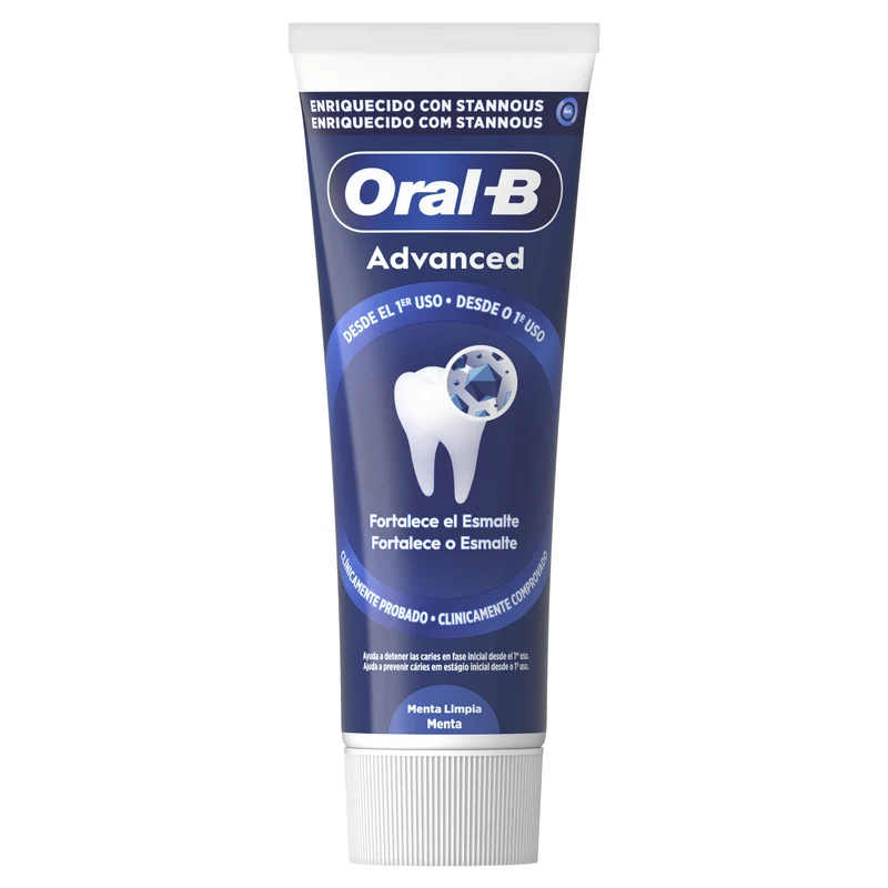 Dentífricos advance fortalece esmalte Oral b p2 75ml/u