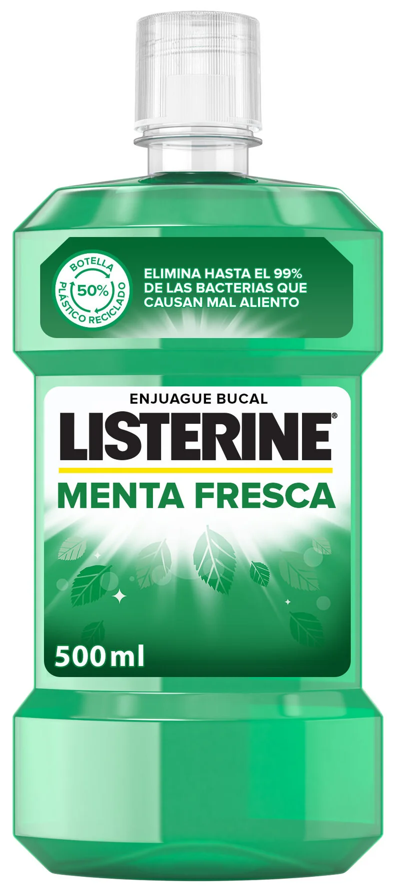 Enjuague menta fresca Listerine 500ml