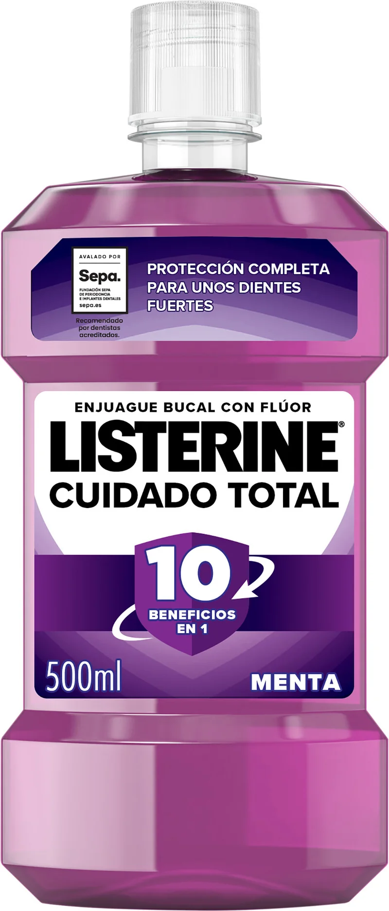 Enjuague bucal cuidado total Listerine 500ml