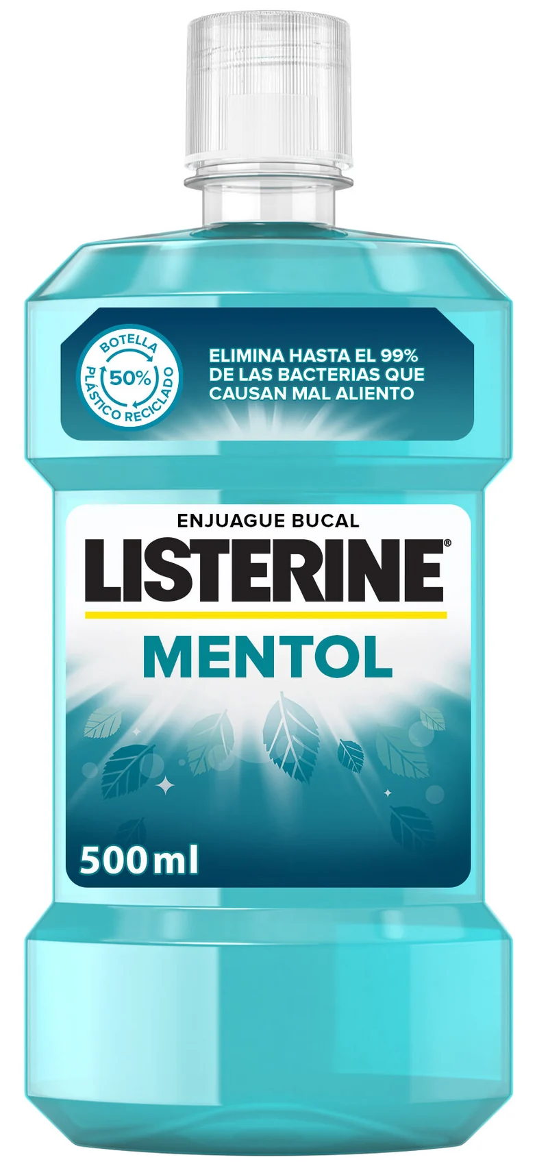 Enjuague bucal mentol Listerine 500ml