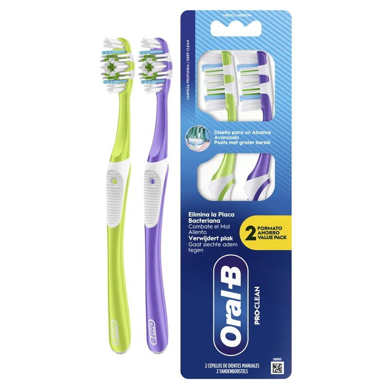 Cepillo dental pro clean medio Oral b p2