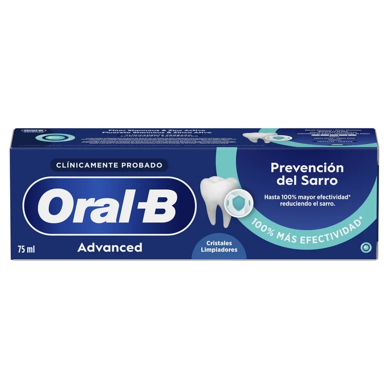 Dentífrico antibacteriano prevencion del sarro Oral b 75ml