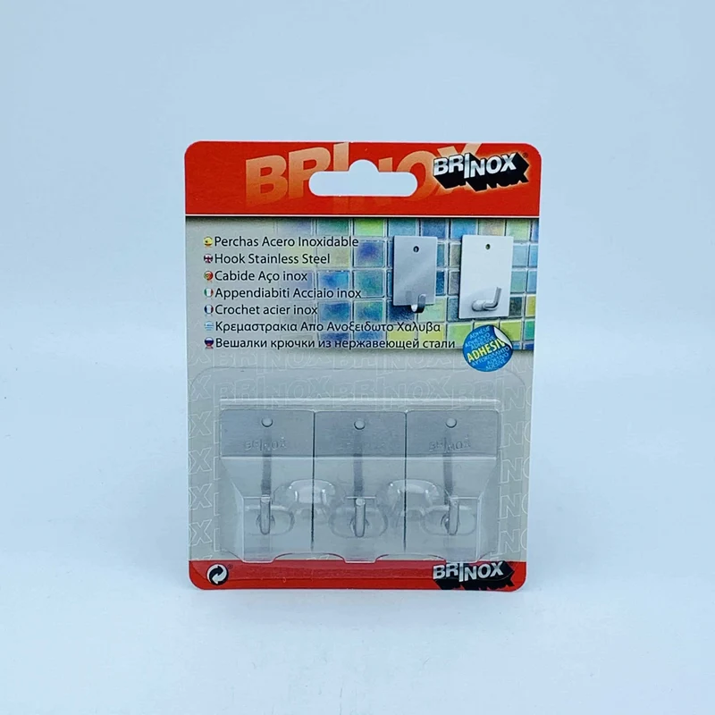 Perchas de Acero Inoxidable Brinox 4u