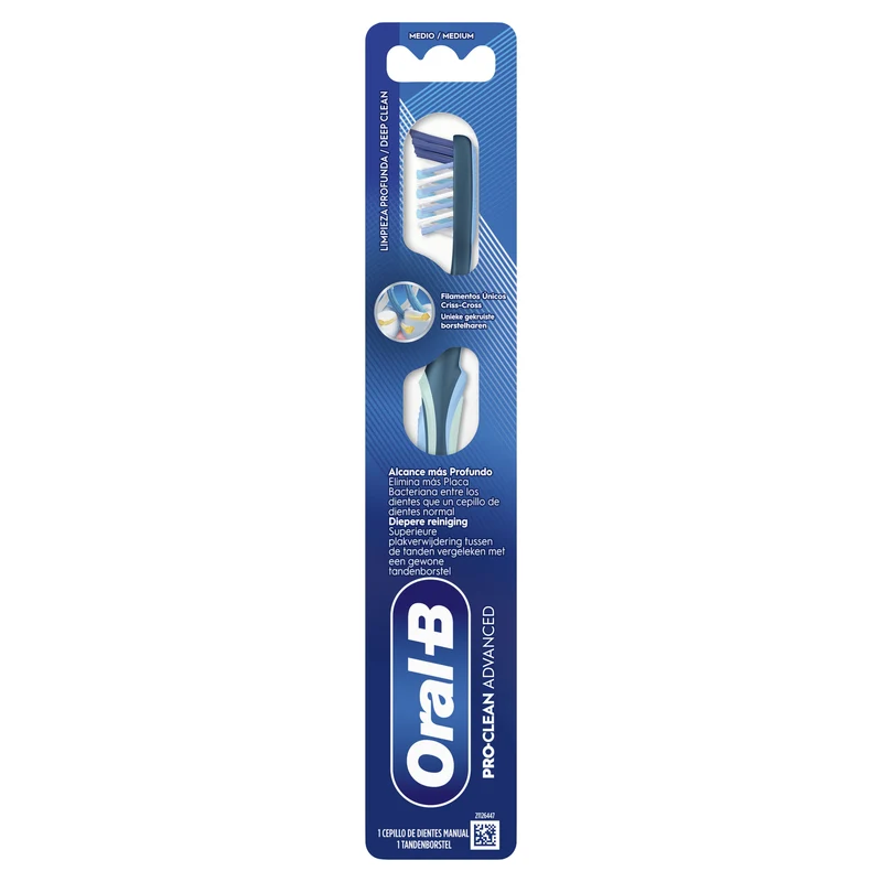 Cepillo dental pro clean advance medio Oral b 1u