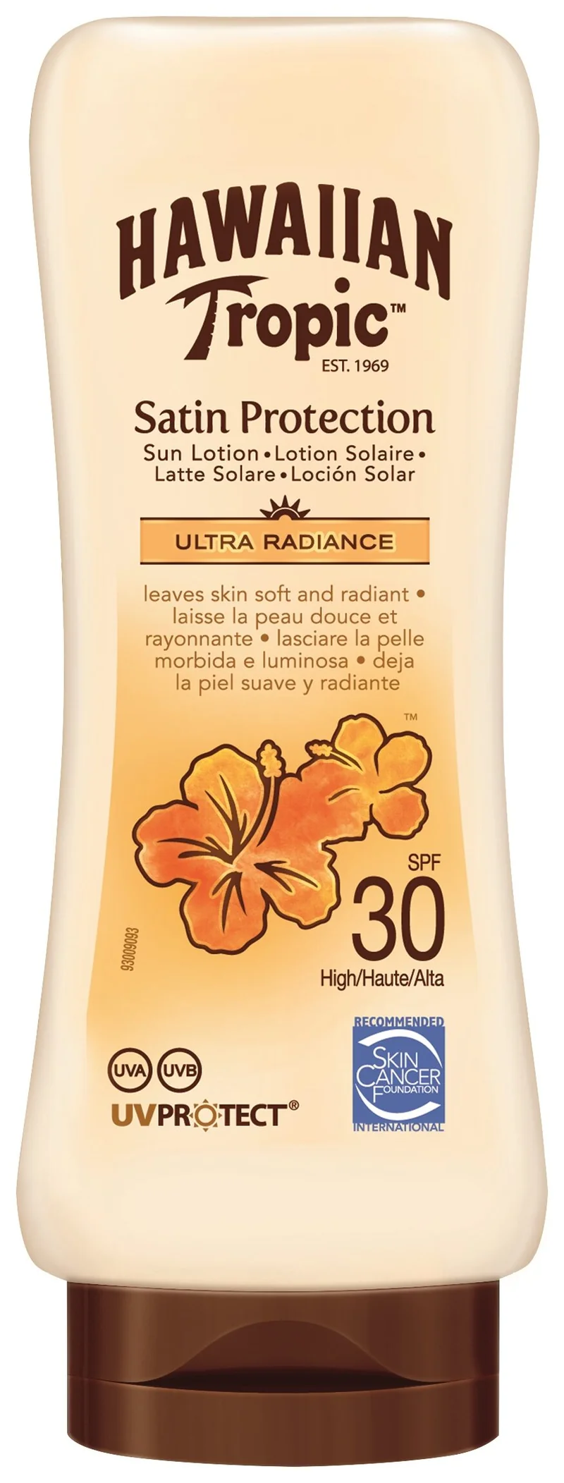 Loción solar protección spf30 Hawaiian 180ml