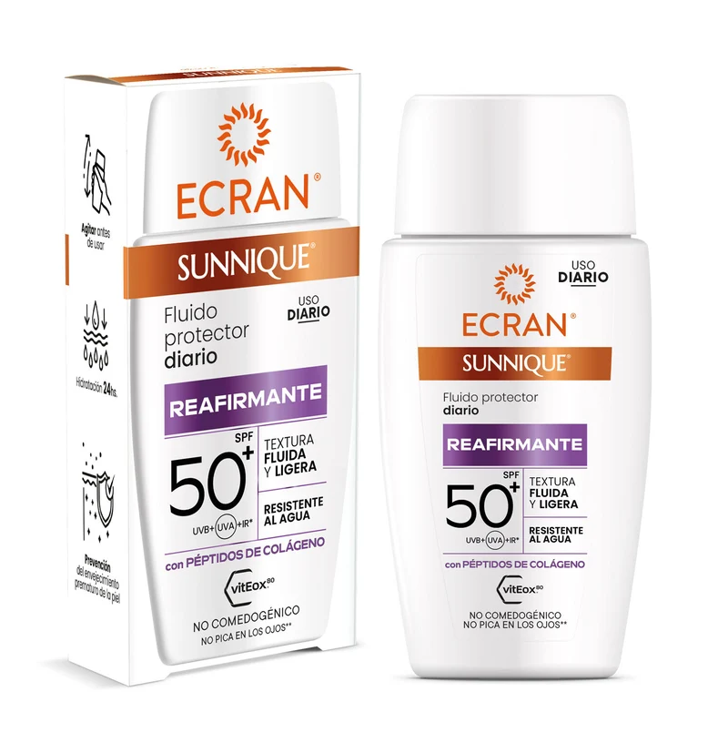 Protector solar serum +colageno Ecran 40ml