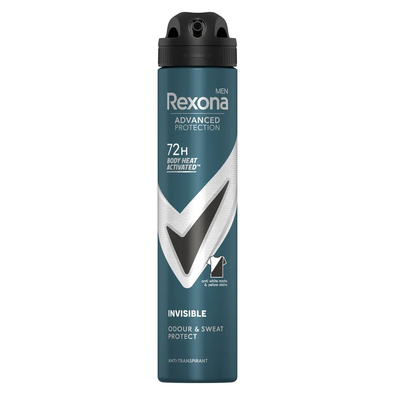 Desodorante spray invisible men Rexona 200ml
