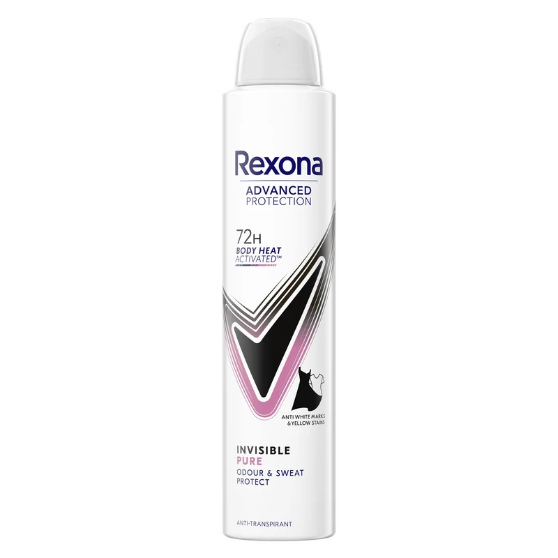 Desodorante spray invisible Rexona 200ml