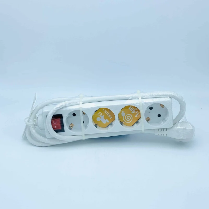 Alargador con Interruptor 4 Tomas