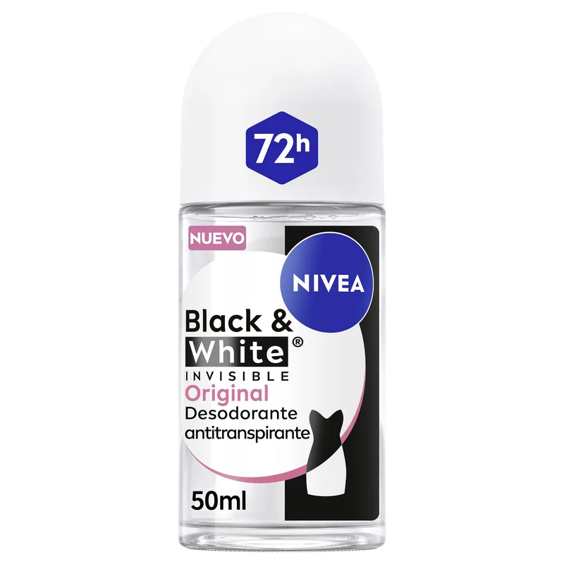 Desodorante rollon black&white woman Nivea 50ml