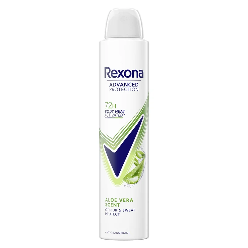 Desodorante spray mujer aloe vera 0% alcohol 48h Rexona motion sense 200ml