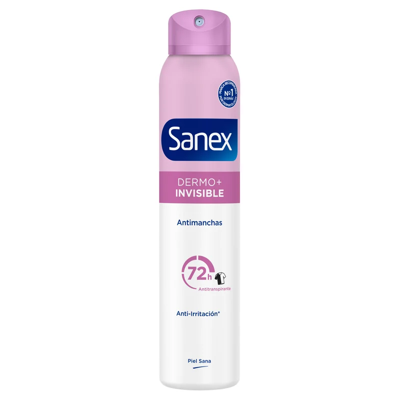 Desodorante spray unisex invisible Sanex 200ml