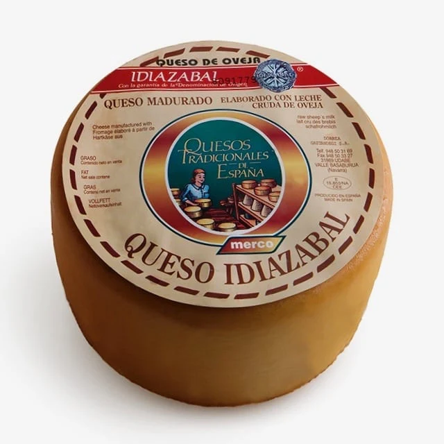 Queso de Oveja Ahumado Idiazabal Cuña 250g aprox