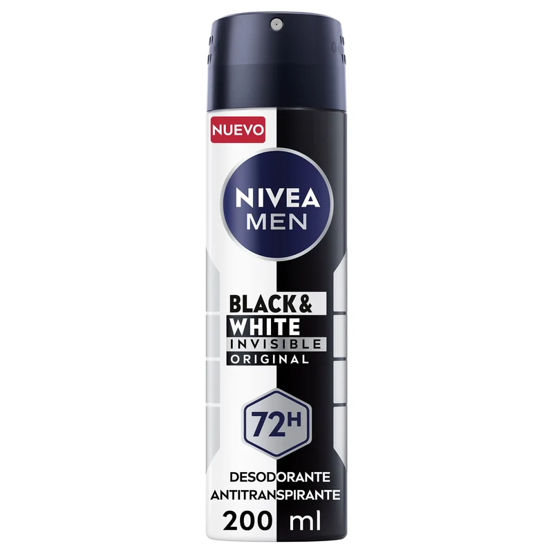 Desodorante spray black&white for men Nivea 200ml