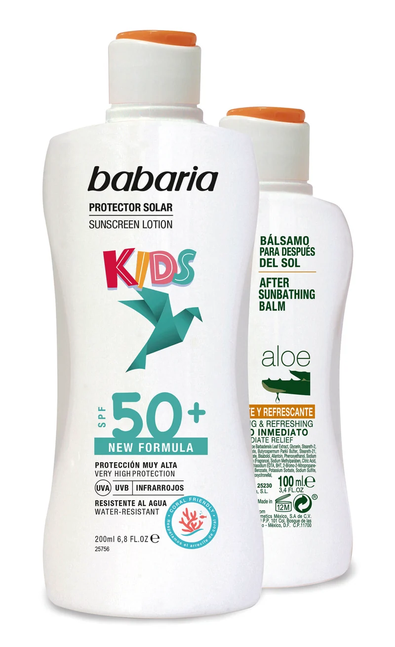Leche sol.infan.f50 babar+afther sun + after sun Babaria 1u