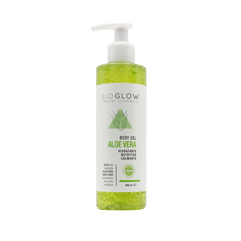 Loción corporal dosifica aloe vera gel Bioglow 250ml