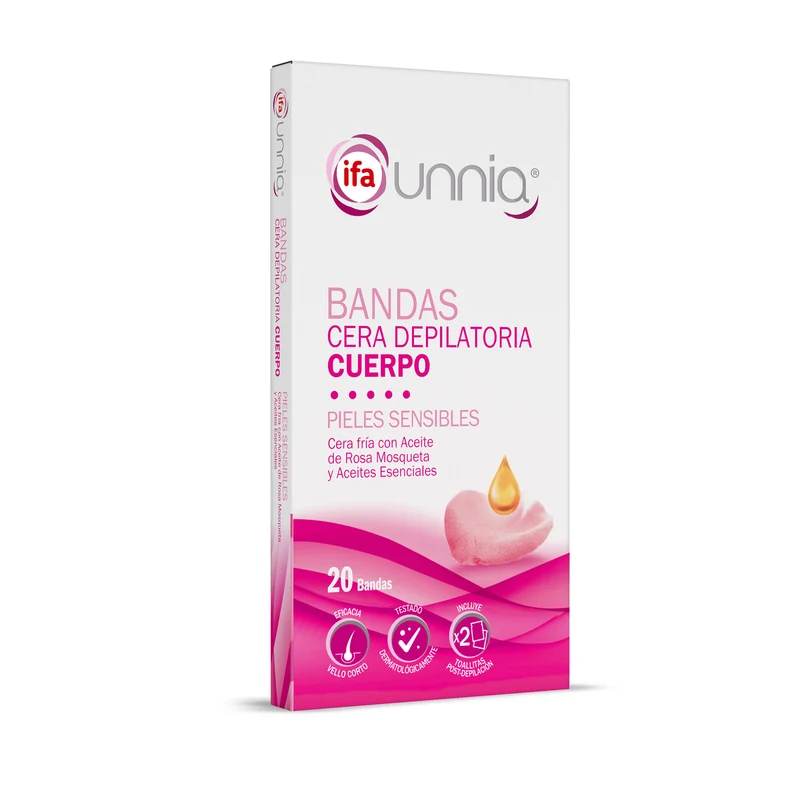 Cera depilatoria baldas frias Ifa unnia 20u