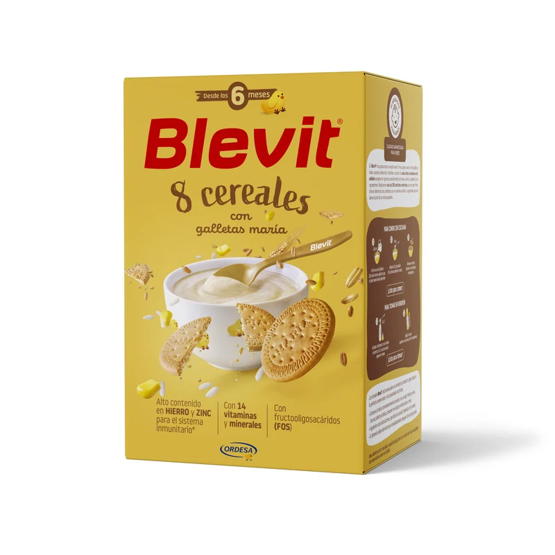 Blevit Plus 8 Cereales Galleta Papilla Infantil 500 g