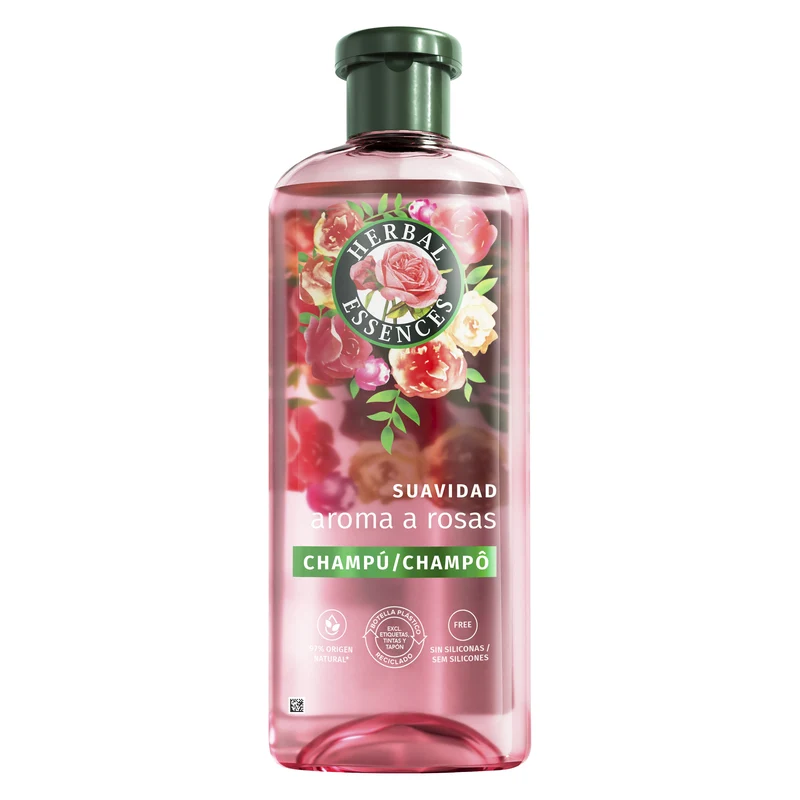 Champú suave aroma a rosas Herbal 350ml