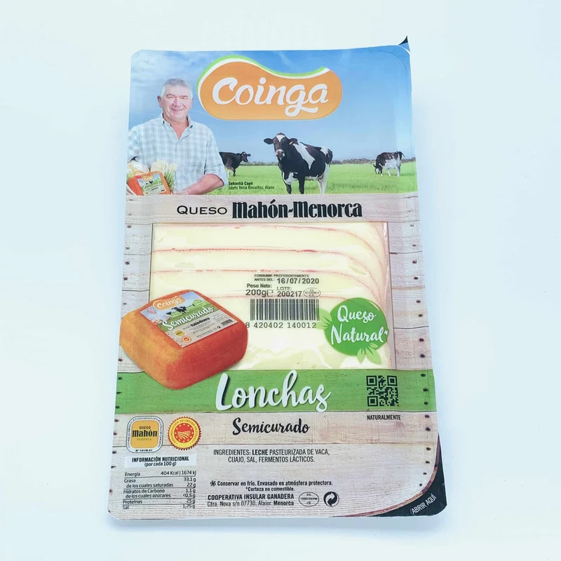 Queso Semicurado en Lonchas Coinga