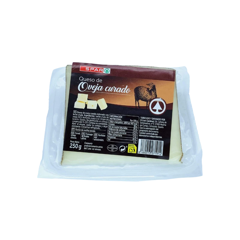 Queso de Oveja Curado SPAR 250g