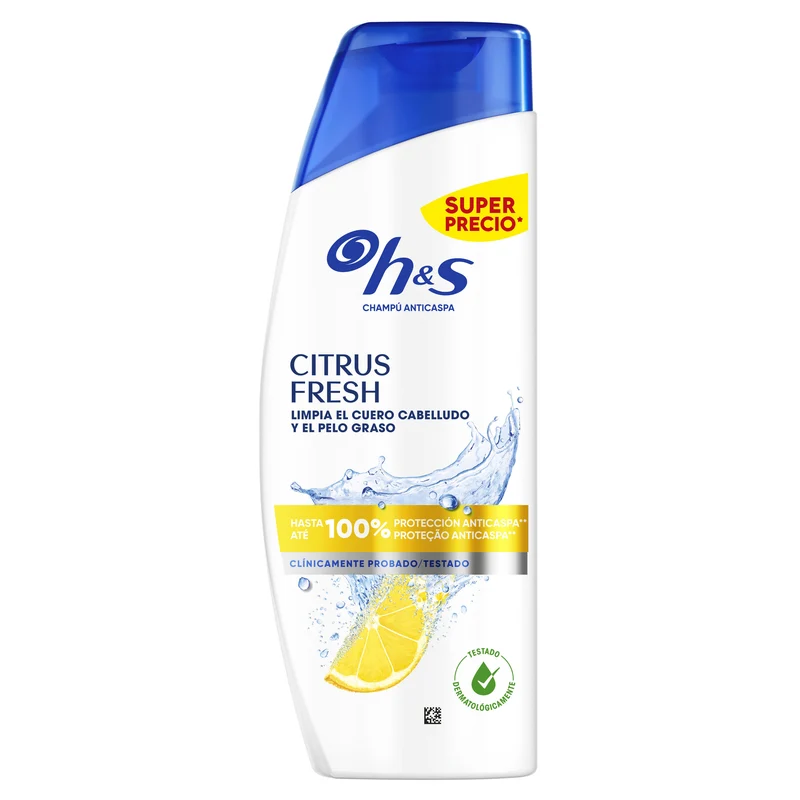 Champú anticaspa citrus fresh H&S 300+30ml