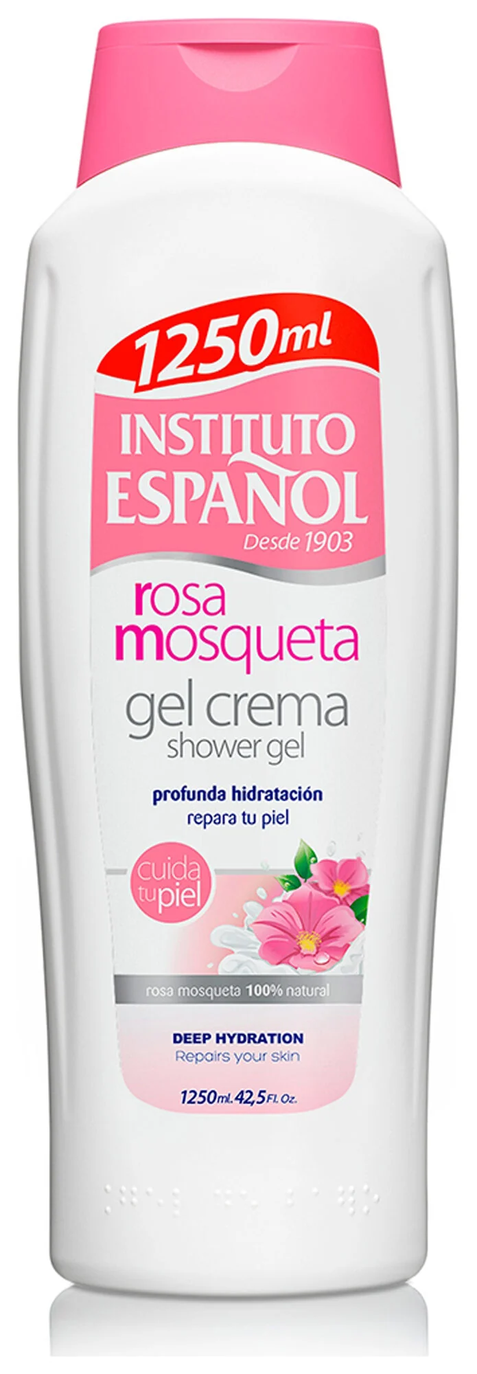 Gel ducha rosa mosqueta nstituto español 1250ml