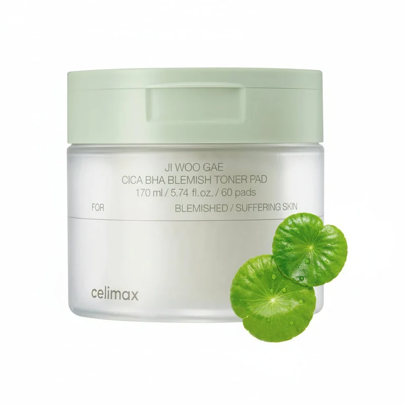 Celimax Cica BHA Blemish Toner Pads Antiimperfecciones 60 ud