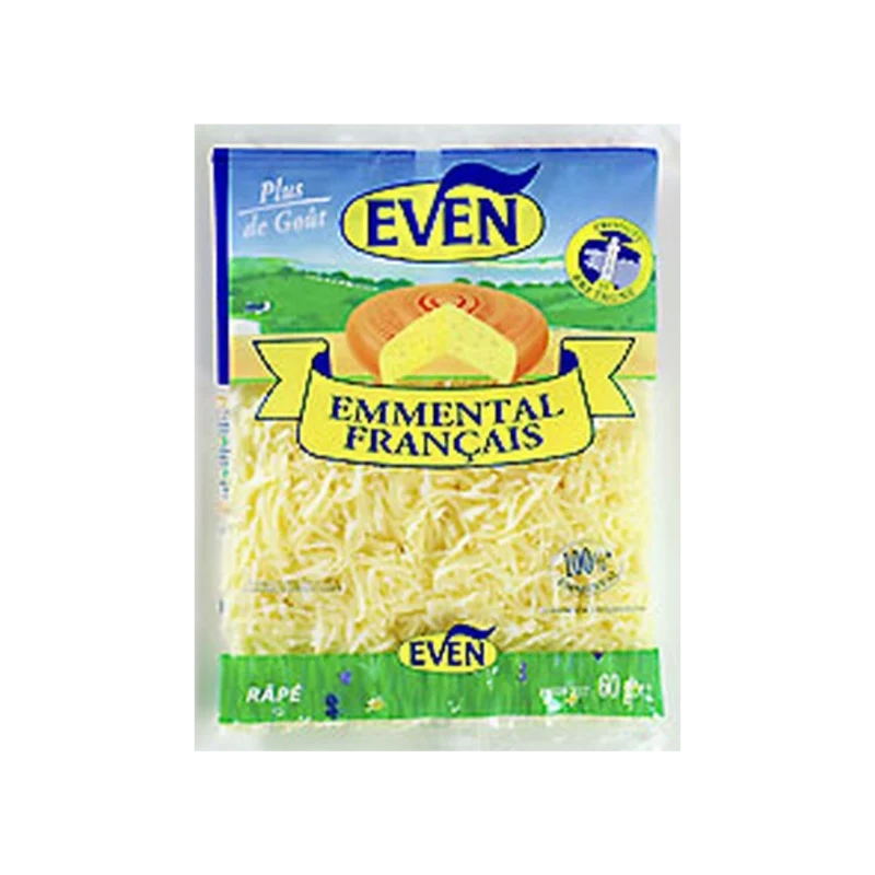 Queso Emmental Rallado Even 60g