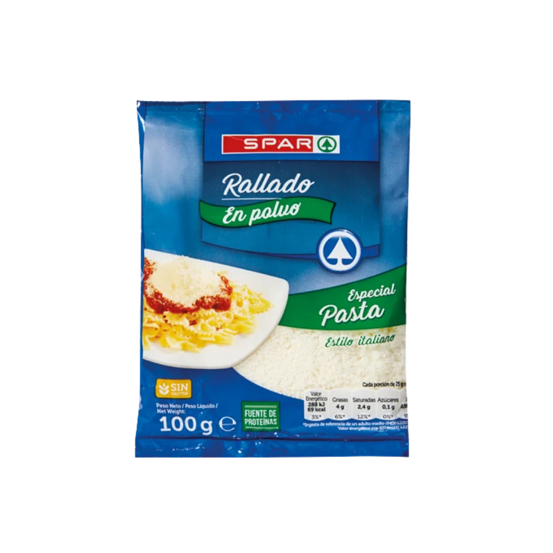 Queso Rallado en Polvo SPAR 100g