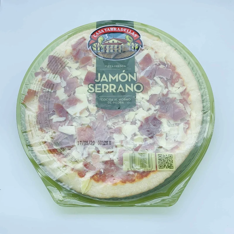 Pizza Fresca de Jamón Serrano Casa Tarradellas