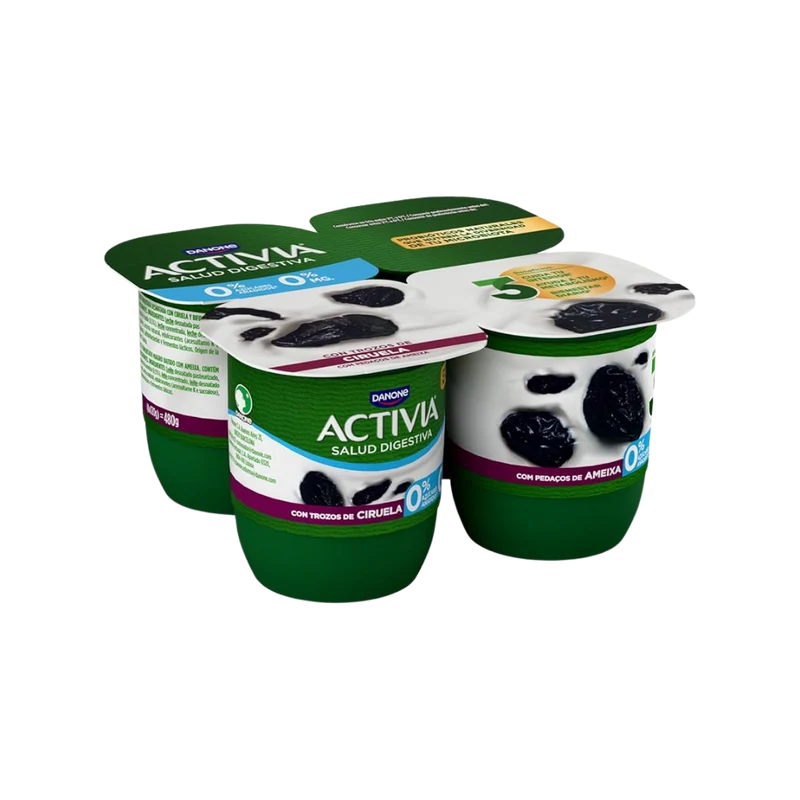 Activia 0% con Ciruelas