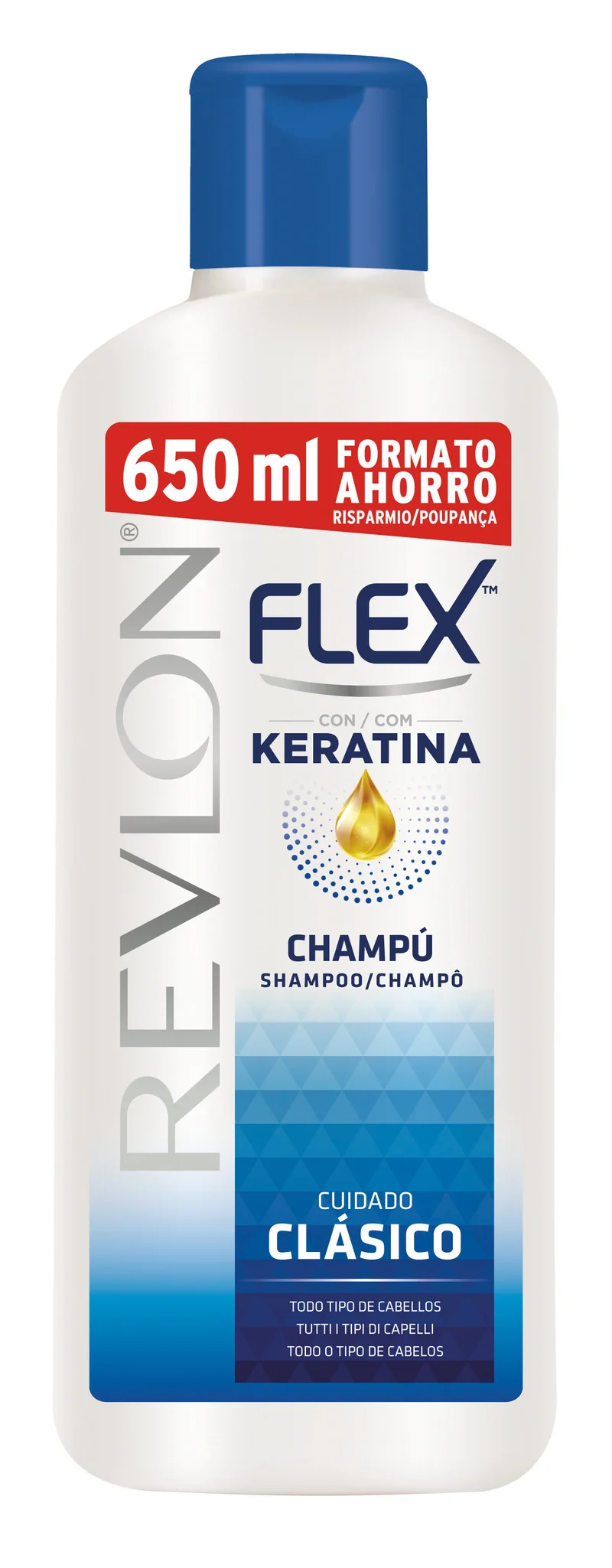 Champú cuidado clásico flex Revlon 650ml