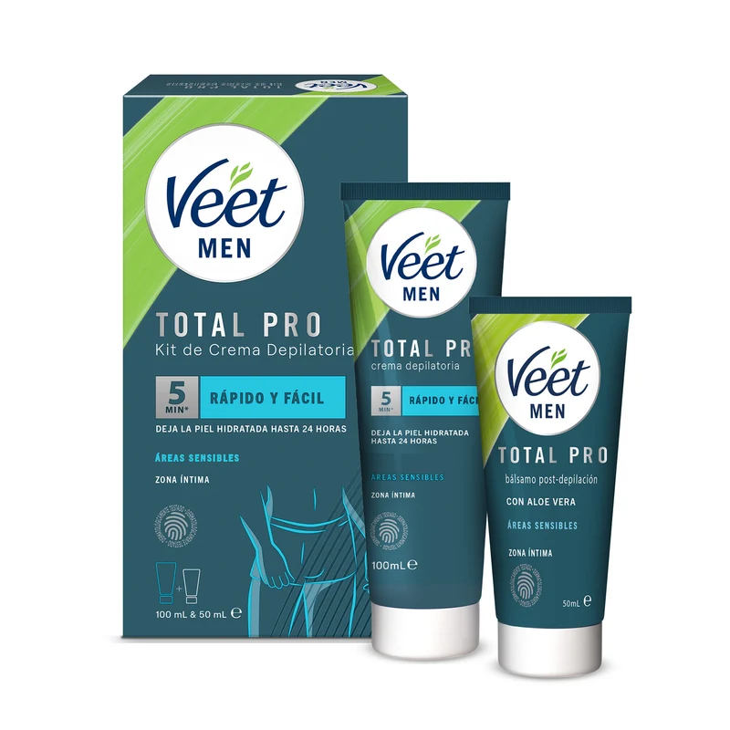Crema depilatoria kit men intimo Veet 150ml