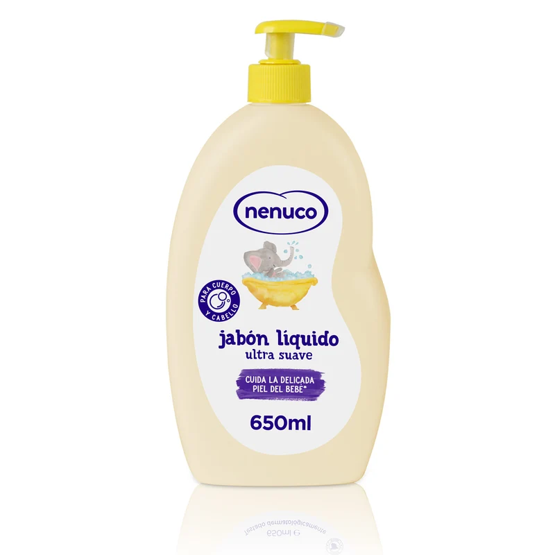 Jabón liquido infantil menuco 650ml
