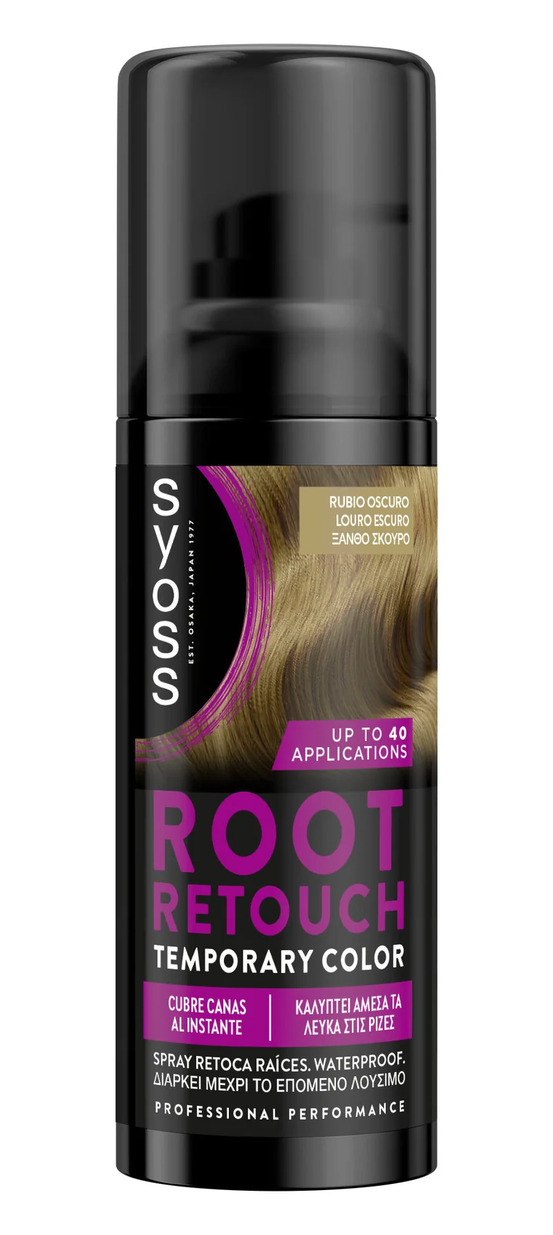 Retoca raiz spray rubio oscuro Syoss 1u