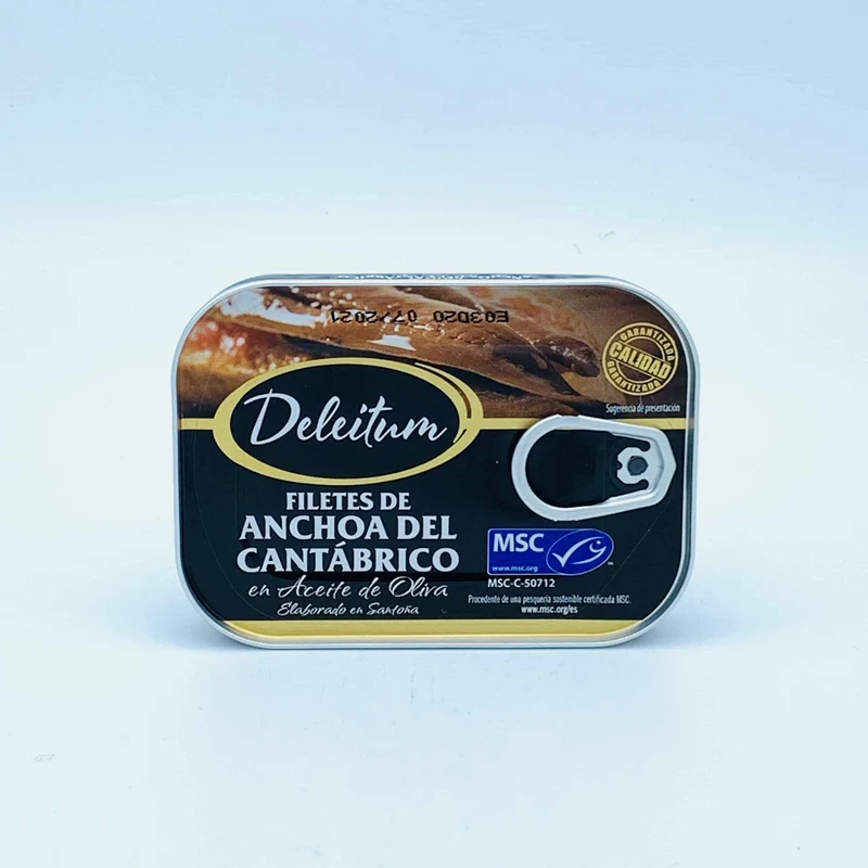 Filetes de Anchoa del Cantábrico Deleitum