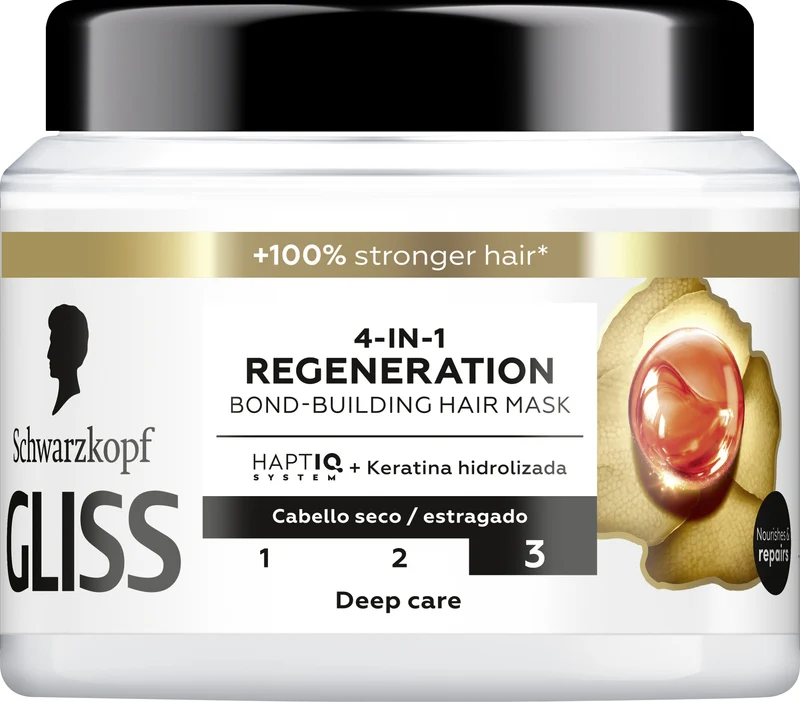 Mascarilla total repair Gliss 400ml